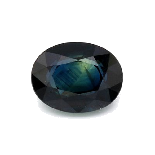2.89 carat BLUE BRILLIANTSTEP cut Oval Safyras (1)