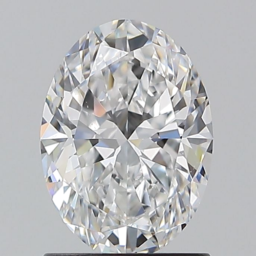 1.3 carat D-VS2 Natūralus Oval Deimantas (1)