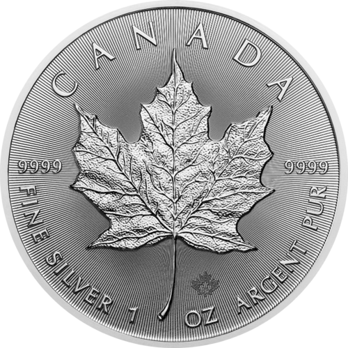 1 oz Кленовый лист 2024 Канада серебряная монета (1)