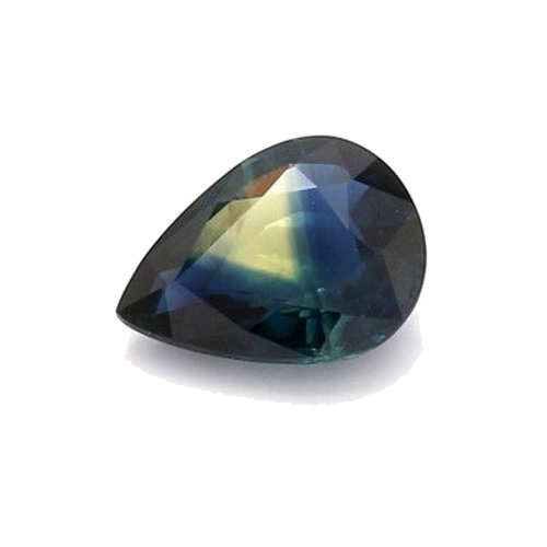 1.15 carat BLUE MODIFIEDBRILLIANTSTEP cut Pear Safyras (1)