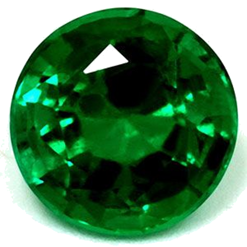 1.66 carat GREEN Round Smaragdas (1)