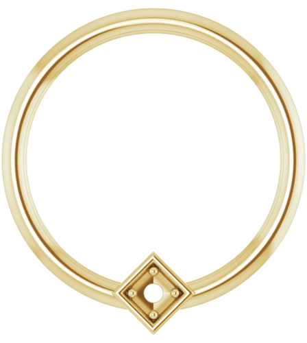 Pakabukas „Family Circle“ 585 Geltonojo Aukso Round 2mm (1)