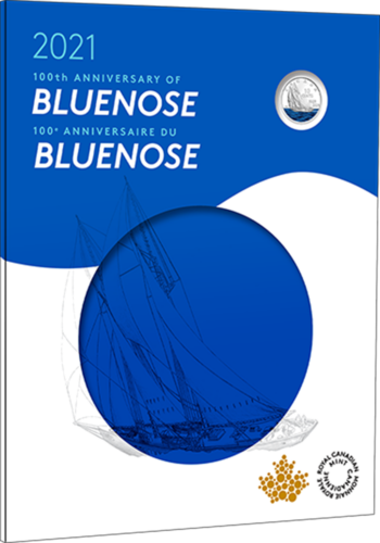 2021 Канада Ship Bluenose Dollar BU Комплект монети (1)