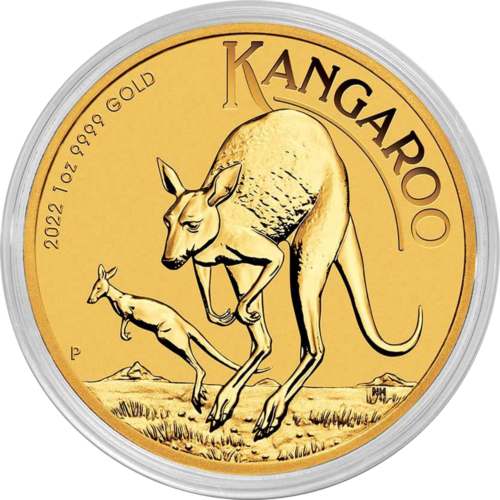 1 oz Kangaroo 2022 Australia Gold Coin (.9999 Nugget) (3)