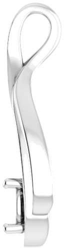 Pakabukas „Solitaire“ 417 Baltojo Aukso Round 5.5mm (3)