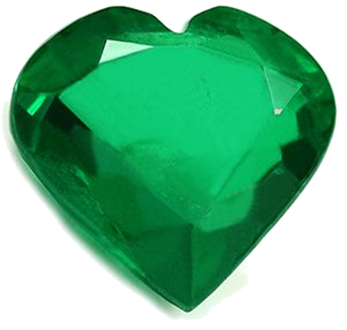 2.62 carat GREEN Heart Smaragdas (1)