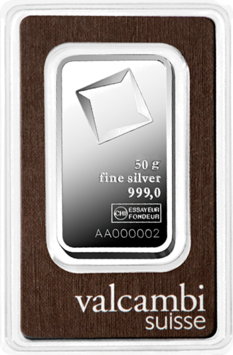 50 g Silver bar 999 Valcambi (1)