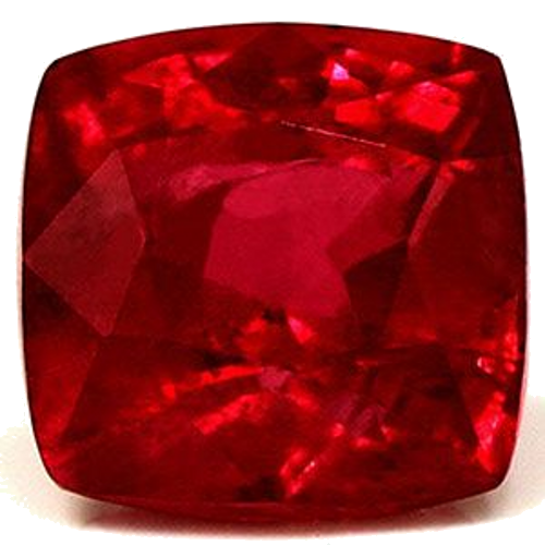 1.36 carat RED Cushion Rubinas (1)