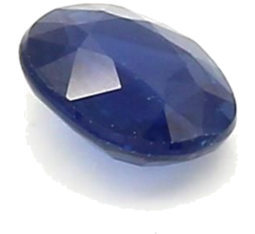 0.53 carat BLUE BRILLIANTSTEP cut Oval Safyras (1)