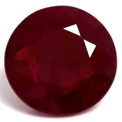 1.38 carat RED Round Rubinas (1)