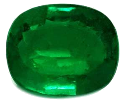 1.68 carat GREEN Cushion Smaragdas (1)