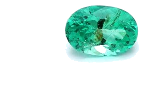 0.72 carat GREEN MODIFIEDBRILLIANT cut Oval Smaragdas (1)