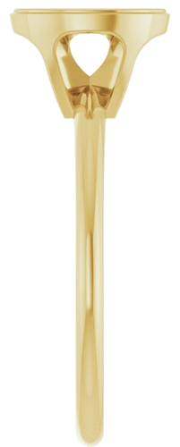 14K Yellow 8x6 mm Oval Solitaire Engagement Ring (4)