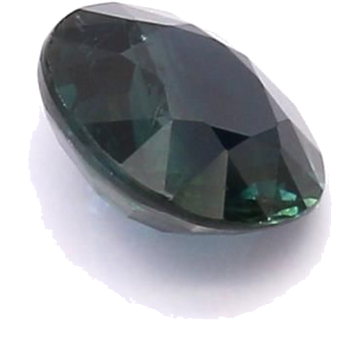 1.35 carat BLUE BRILLIANTSTEP cut Oval Safyras (1)