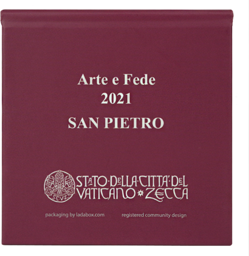 2021 Vatikanas Šv. Petras 20 eurų moneta (6)