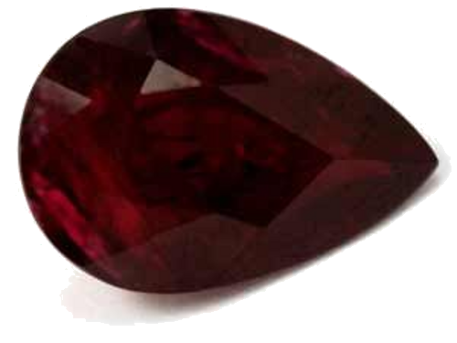 2.23 carat RED Pear Rubinas (1)