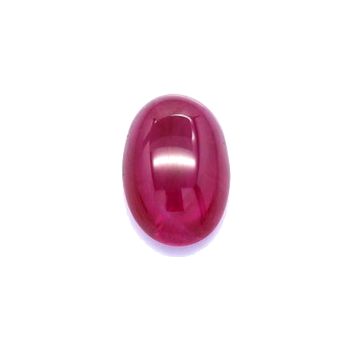 3.19 carat RED CABOCHON cut Oval Rubinas (1)