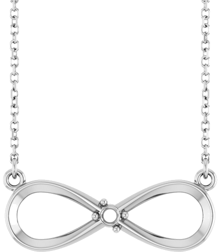 Pakabukas „Family Infinity-Inspired“ 925 Sidabro Round 2.5mm (1)