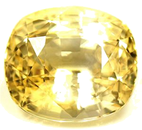 6.01 carat YELLOW Cushion Safyras (1)