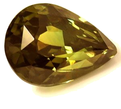 3.04 carat GREEN Pear Safyras (1)