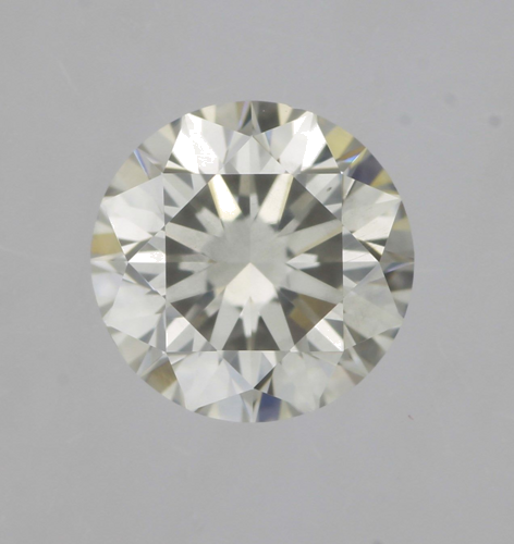 0.5 carat Faint  Gray-SI1 GD cut Natūralus Round Deimantas (1)