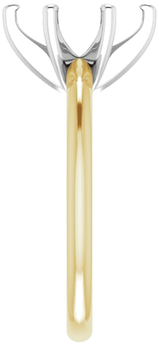 Sužadėtuvių Žiedas „Solitaire“ 585 Baltojo Ir Geltonojo Aukso Marquise 10mm x 5mm (4)