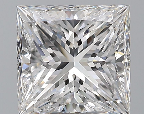 5.01 carat D-VS2 Natūralus Princess Deimantas (1)