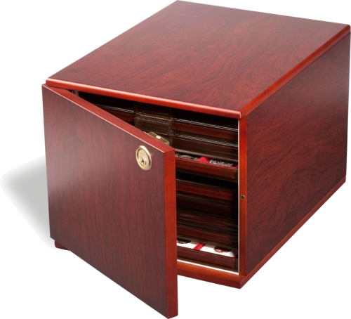 Шкаф с подноси за монети (2)