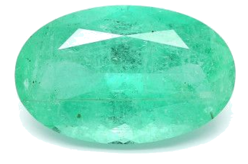 12.27 carat GREEN MODIFIEDBRILLIANT cut Oval Smaragdas (1)