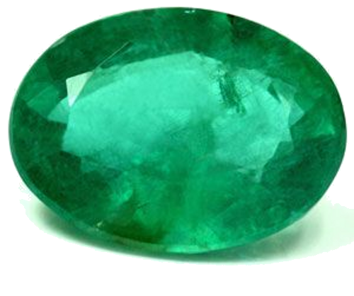 4.0 carat GREEN Oval Smaragdas (1)