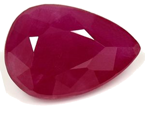 2.2 carat RED Pear Rubinas (1)