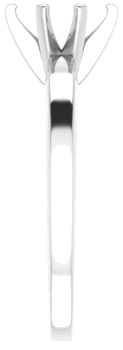 Sužadėtuvių Žiedas „Solitaire“ 585 Baltojo Aukso Marquise 7mm x 3.5mm (4)