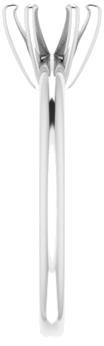 Sužadėtuvių Žiedas „Solitaire“ 585 Baltojo Aukso Round 5.8mm (4)