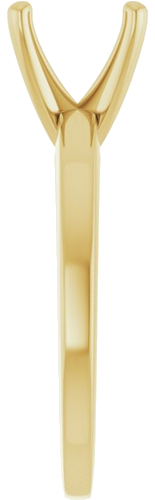 Sužadėtuvių Žiedas „Solitaire“ 585 Geltonojo Aukso Round 8.2mm (4)