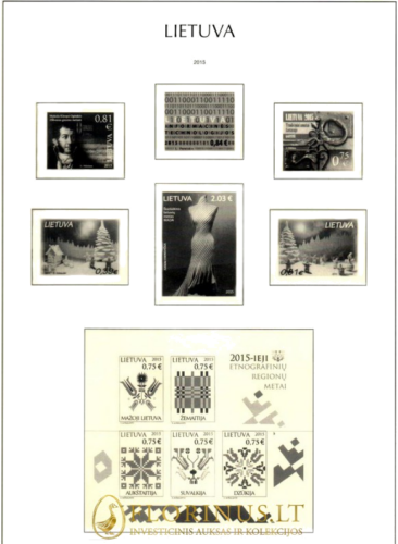 Lithuania 2010 - 2019 m. (Illustrated album pages) (4)