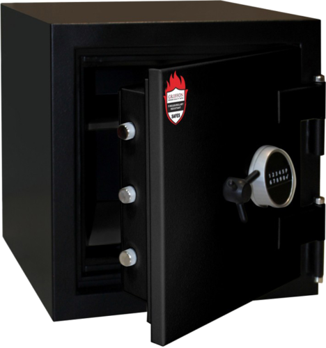 Burglar-proof and fireproof safe F60CL I 51 E Black (125 kg) (2)