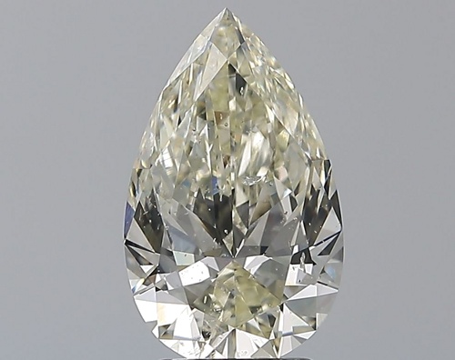 3.01 carat K-SI2 Natūralus Pear Deimantas (1)
