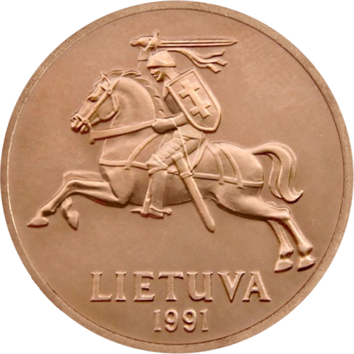 1991 Lietuva 10, 20, 50 centu komplekts (6)
