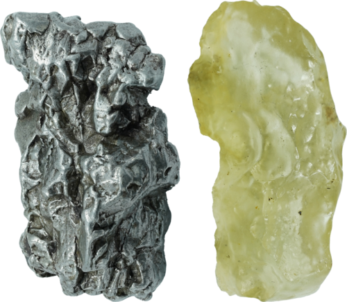 Meteoritas Campo del Cielo - Su Libijos stiklu (1)