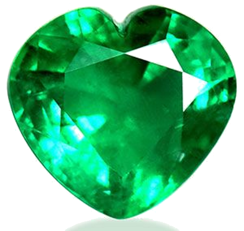 2.04 carat GREEN Heart Smaragdas (1)