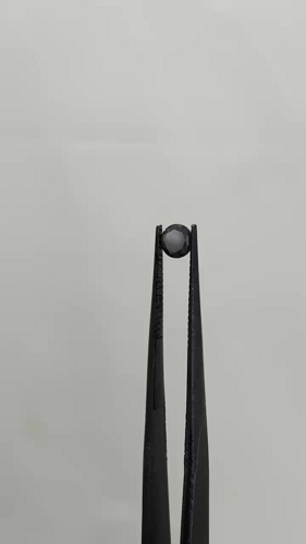 0.42 carat Fancy Black-VVS2 Excellent cut Natūralus Round Deimantas (1)