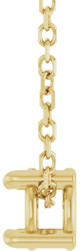 14K Yellow 4 mm Round 16-18  Necklace Mounting (3)