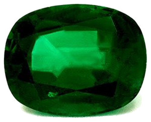 2.69 carat GREEN Cushion Smaragdas (1)