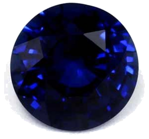 0.95 carat BLUE Round Safyras (1)
