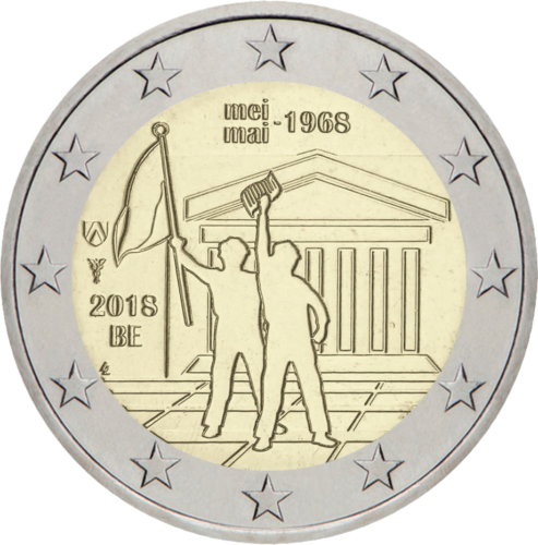 2018 Belgium Revolution of May 2 euro coin (2)