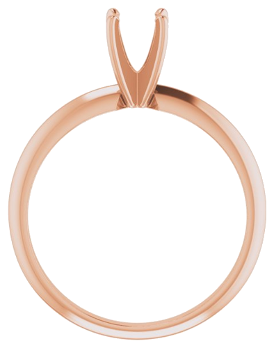 Sužadėtuvių Žiedas „Light Solitaire“ 585 Rožinis Aukso Round 5mm x 5.3mm (2)