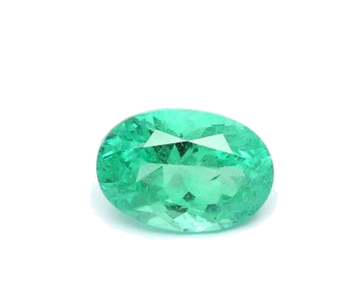 3.08 carat GREEN MODIFIEDBRILLIANT cut Oval Smaragdas (1)