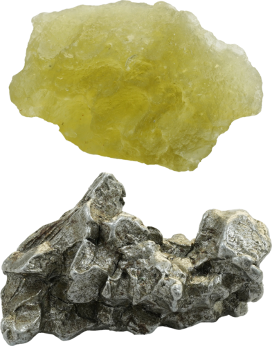 Meteoritas Campo del Cielo - Su Libijos stiklu (1)