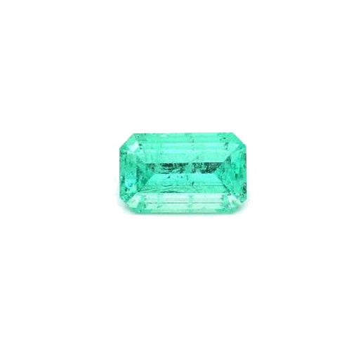 1.12 carat GREEN STEP cut Octagonal Smaragdas (1)