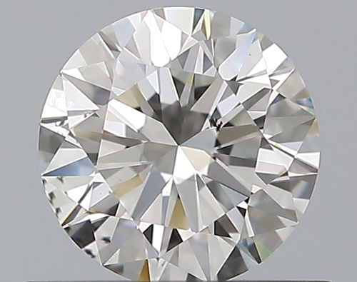 0.59 carat I-SI1 Excellent cut Natūralus Round Deimantas (1)